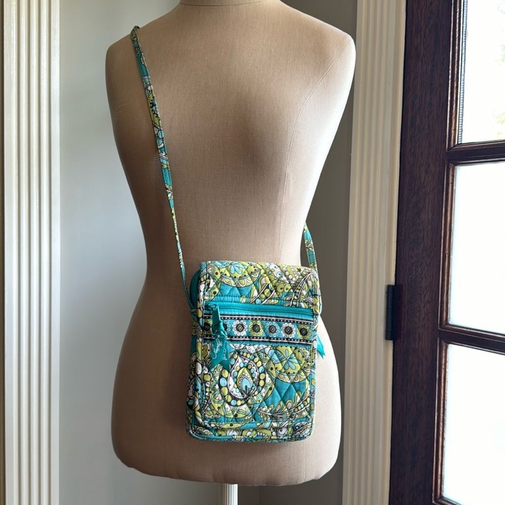 Vera Bradley Crossbody Bag Quilted Multi Pocket